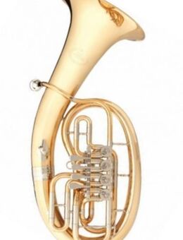 B & S Goldmessing Bariton 3046 G-L, 4 Ventile, Neuware inkl. Koffer und Zubehör - Hagenburg