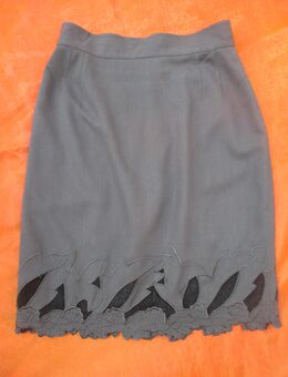 NEUw * Edel * Blumen * Blüten * Flower * Stickerei * Pencilskirt * Sekretärinnen * High Waist * Mini- Rock "CARTOON" Gr. 34/ XS * schwarz * Gothic * - Riedlingen