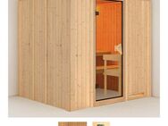 Karibu Sauna Sodin, BxTxH: 196 x 170 x 198 cm, 68 mm, (Set) ohne Ofen