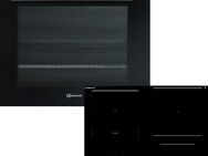 BAUKNECHT Backofen-Set BAKO BLACK STEAM PROTECT, mit 2-fach-Teleskopauszug, Pyrolyse-Selbstreinigung, Pyrolyse-Reinigungssystem