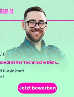Sachbearbeiter Technische Dienste (m/w/d) - Erfurt