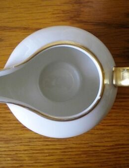 Eschenbach,Bavaria,W309-Porzellan-Kaffeeservice-2-teilig,ca. 50/60er Jahre,Creme,Weiß,Gold - Linnich
