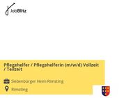 Pflegehelfer / Pflegehelferin (m/w/d) Vollzeit / Teilzeit - Rimsting
