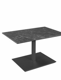 Couchtisch höhenverstellbar Chapa 90x47x60 Glas Anthrazit/Keramik Nero - Hiddenhausen