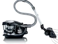 BOSCH Bodenstaubsauger Serie 8 ProSilence BGS7MS64, Hygiene-Filter, 10 Jahre Motorgarantie, 800 W, beutellos, Hartbodendüse, hohe Saugkraft, langes Kabel, extrem leise, schwarz