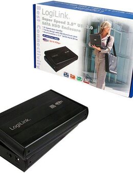 LogiLink USB 3.0 Gehäuse für 3,5 Zoll SATA HDD HDD-Festplatte 3,5"