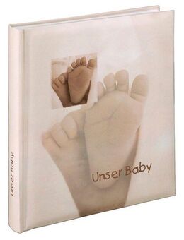 Hama Fotoalbum Babyalbum "Baby Feel", 29x32 cm, 60 weiße Seiten, 2 seitiger Vorspann