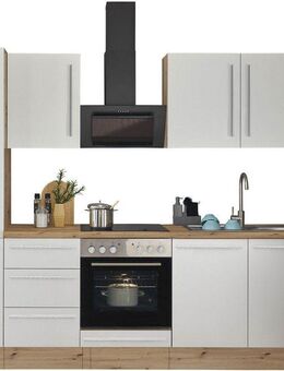 KOCHSTATION Küchenzeile Florida, Breite 240 cm, wahlweise mit E-Geräten,Softclose für Türen/Schubkästen