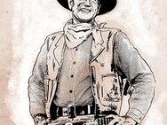 John Wayne Hollywood Legende Blechschild Schauspieler Western Wilder Westen 20x30 cm - München