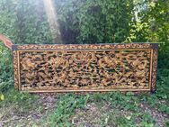 hochwertige Holzwand aus Thailand mit Drachen - Hannover