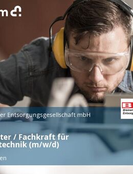 Schaltwärter / Fachkraft für Abwassertechnik (m/w/d) - Bremerhaven