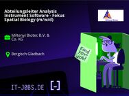 Abteilungsleiter Analysis Instrument Software - Fokus Spatial Biology (m/w/d) - Bergisch Gladbach