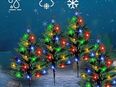 Outdoor-Weihnachtsbäume sind Solar-Weihnachtsstecker 4 Stück in 63619