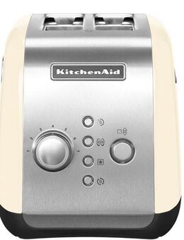 KitchenAid Toaster 5KMT221EAC Creme, 2 kurze Schlitze, für 2 Scheiben, 1100 W