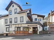 Gaststätte mit Nebenraum 75m² u. zusätzlich 183m² Nutzfläche aufgeteilt in 6 Apartments + 2 drei Zimmer Wohnungen. - Bad Wildbad