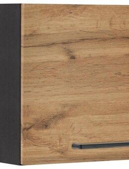 KOCHSTATION Klapphängeschrank KS-Tulsa 40 cm breit, mit 1 Klappe, schwarzer Metallgriff, MDF Front