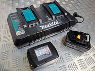 Makita DC18RD + 2 Stück Akkus BL 1860B mit LED in 6Ah - neu unbenutzt Original Makita - - Erfurt