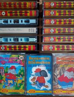 Viele, viele tolle Kassetten mit Geschichten von Benjamin Blümchen - Niederfischbach