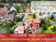 Heute pachten, morgen kaufen! Zweifamilienhaus in bester Lage von Stockelsdorf + pot. Baugrundstück! - Stockelsdorf