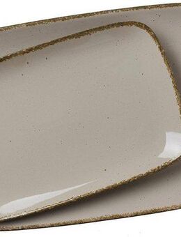 Ritzenhoff & Breker Servierplatte Casa, Porzellan, (Set, 2-tlg., 1 Platte groß, 1 Platte klein)