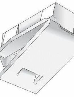 HINNO Feststeller hinno-stop HS01, Gardinen, Gardinenleisten, Gardinenschienen, Gardinenstangen, Innenlaufsysteme, Vorhänge, (10-St), HINNO Clic-Feststeller