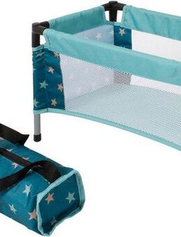 CHIC2000 Puppenbett Puppen-Reisebett, mit Stoff-Tragetasche