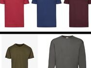 5 T-Shirts, Gr. S/M, Baumwolle, Rundhals, neu - Kassel