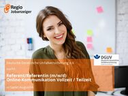 Referent/Referentin (m/w/d) Online-Kommunikation Vollzeit / Teilzeit - Sankt Augustin