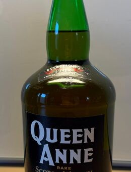 Queen Anne Rare Scotch Whisky – ungeöffnet – 43% vol. – mit Originalkarton – Vintage 1970er - Plettenberg