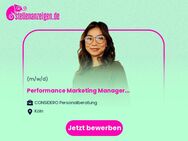 Performance Marketing Manager (m/w/d) - Bonn