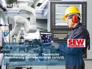 Entwicklungsingenieur - Thermische Modellierung Getriebemotoren (w/m/d) - Bruchsal