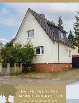 Familienidyll in ruhiger Lage: Großzügiges Einfamilienhaus mit Südwest-Garten - Hamburg