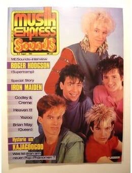 MUSIKEXPRESS SOUNDS Musik Heft 08/1983 Kajagoogoo - Bremen
