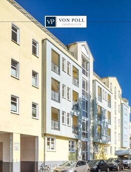 Zentrumsnah und altersfreundlich - modernisierte 2-Raum-Wohnung mit Einbauküche, Balkon und Aufzug - Rostock