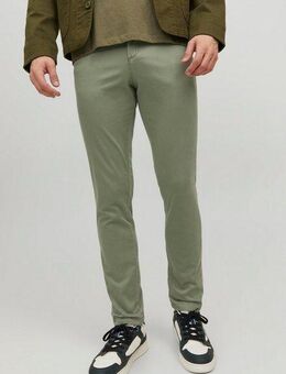 Jack & Jones Chinos JPSTMARCO mit Stretchkomfort und schmalem Bein unifarben, modisch, slim fit, Baumwollmischung