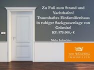 Zu Fuß zum Strand und Yachthafen! Traumhaftes Einfamilienhaus in ruhiger Sackgassenlage von Grömitz! - Grömitz