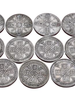Großbritannien 11x Silber Florin 1921-1936 (verschiedene Jahre) - Stuttgart