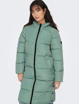 ONLY Steppmantel ONLAMANDA LONG PUFFER COAT mit Kapuze