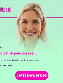 MFA im Blutspendewesen (m/w/d) - Wiesentheid