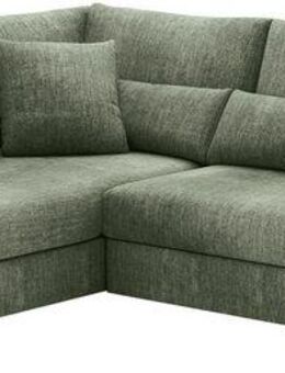 Mr. Couch Ecksofa Hilla L-Form, bis 140 kg belastbar, mit Taschenfederkern, wahlweise mit Bettfunktion