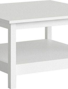 Home affaire Couchtisch Madrid, Beistelltisch, Sofatisch, Kaffeetisch, Wohnzimmertisch, Coffee Table mit zusätzlicher Ablage, Maße B/T/H 81 x 81 x 45 cm