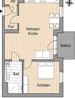 Reinkommen und Wohlfühlen: günstige 2-Zimmer-Wohnung - Berlin