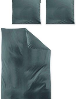 Irisette Bettwäsche Premium Satin Bettwäsche Paris, Mako-Satin, 2 teilig, hochwertige Uni Premium Bettwäsche mit Reißverschluss, 100% Baumwolle