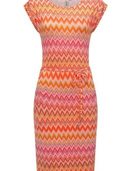 Ragwear Sommerkleid Taggien Print Leichtes, bequemes Midikleid mit Muster
