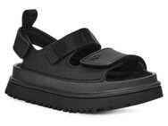 UGG K GOLDENGLOW Badesandale, Sommerschuh, Poolslides, Plateauabsatz, mit Klettverschluss