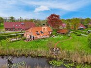 Kernsaniertes Landhaus mit zwei Wohnungen, Gartenanlage und Nebengebäude in ruhiger Lage! - Südbrookmerland