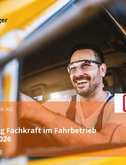 Ausbildung Fachkraft im Fahrbetrieb (w/m/d) 2026 - Regensburg