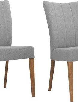 Home affaire 4-Fußstuhl Dia (Set, 2 St), Gestell Eiche massiv geölt
