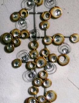 Glitzerdeko aus Metall und Glitzersteinen - Müllheim Zentrum