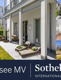 FIRST - 1. Reihe: Mediterrane 3 Zi. Villenwohnung in besonders schöner und ruhiger Lage! - Sellin (Ostseebad)